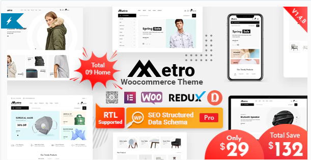 Metro WordPress ecommerce theme