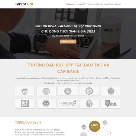 Theme wordpress khóa học online