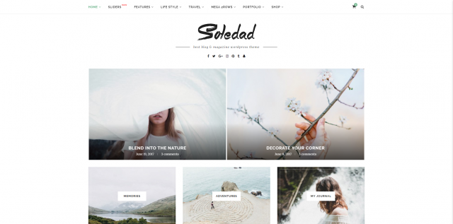 Share theme Soledad - One of the best-selling wordpress themes Blog/Magazine