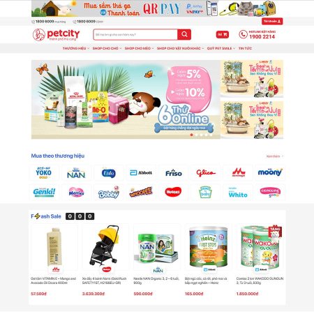 Theme wordpress bán tạp hóa online