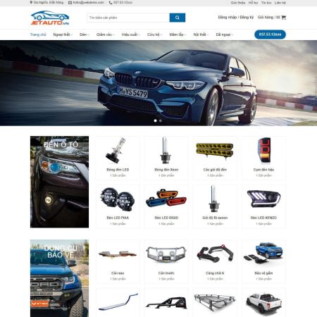 Theme wordpress bán đồ chơi xe 02
