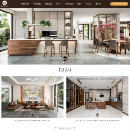Theme wordpress nội thất đồng gia