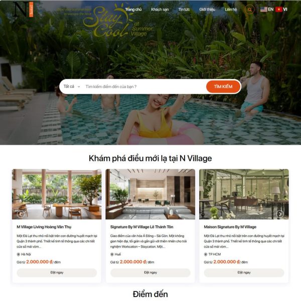 Theme wordpress du lịch 28 - Đặt phòng khách sạn